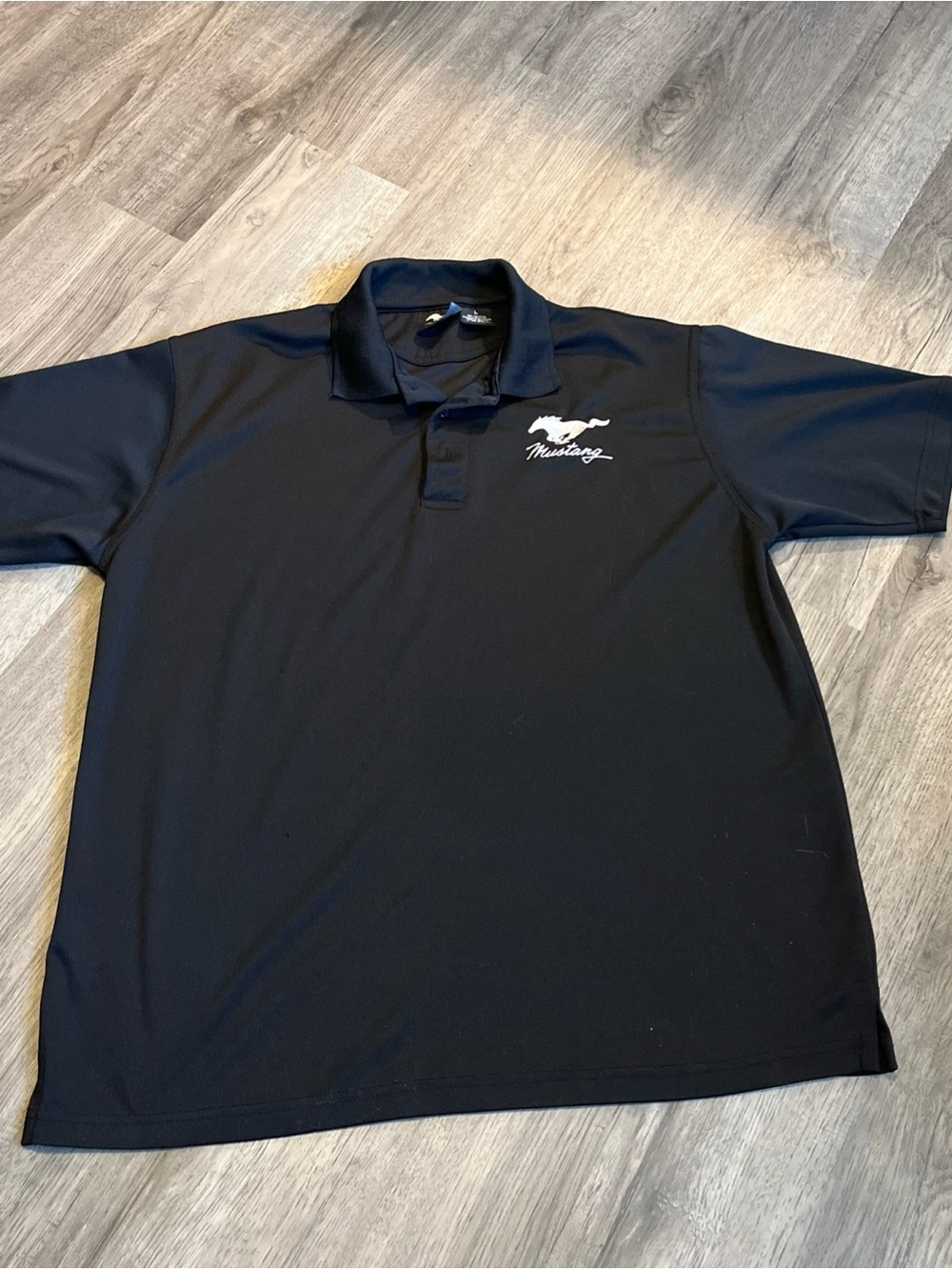 Men's polo Mustang logo L
